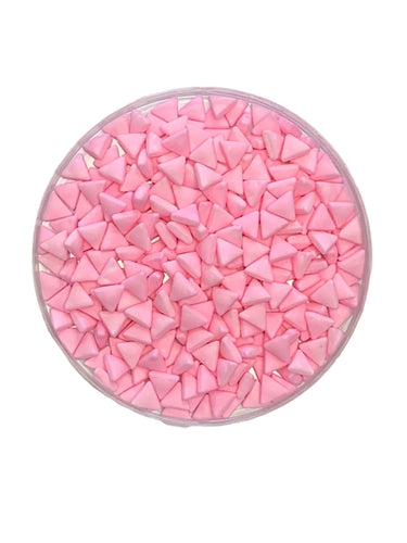 Pink Matte Triangle Sprinkles - Cool Mom Sprinkles